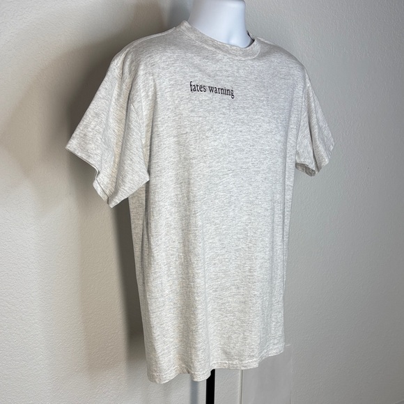Rare Vintage Fates Warning Light Gray Men's T-Shirt - Picture 3 of 8